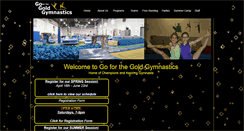 Desktop Screenshot of goforthegoldgym.com